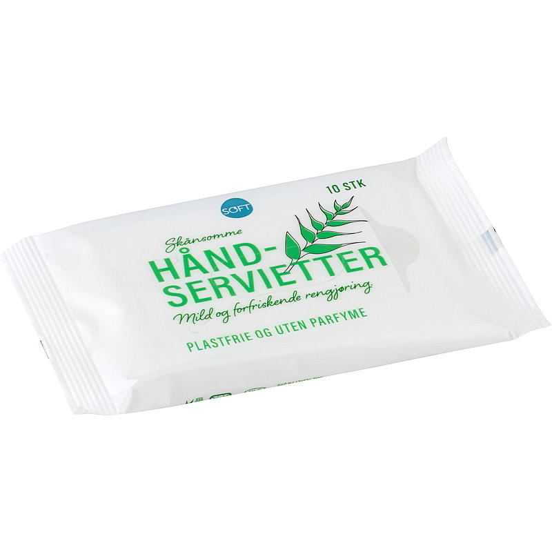 Weiche Feuchttücher, 10 Stück, Aloe Vera Reisepackung