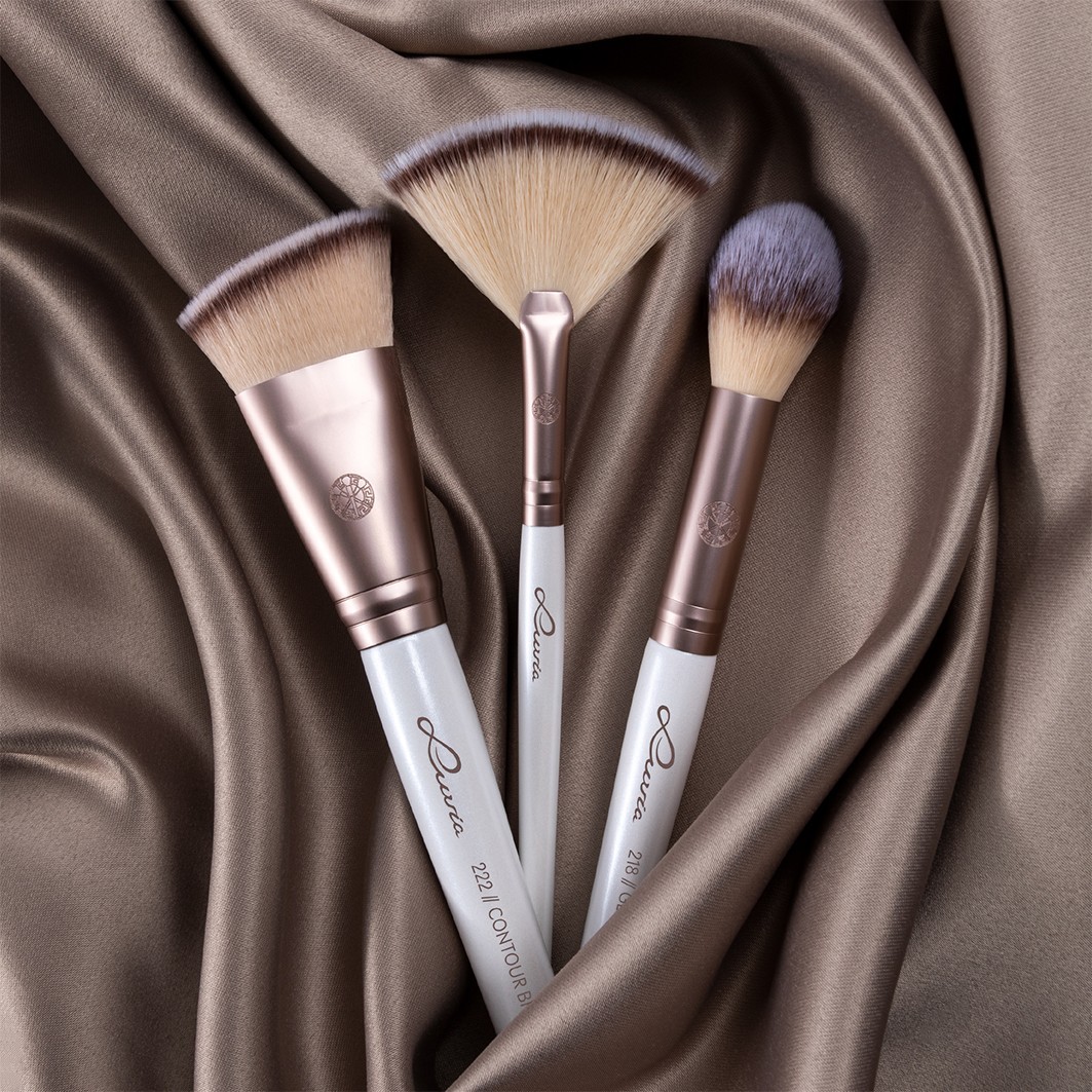 Luvia Prime veganski set četkica za highlighter i konturiranje - 1 komad