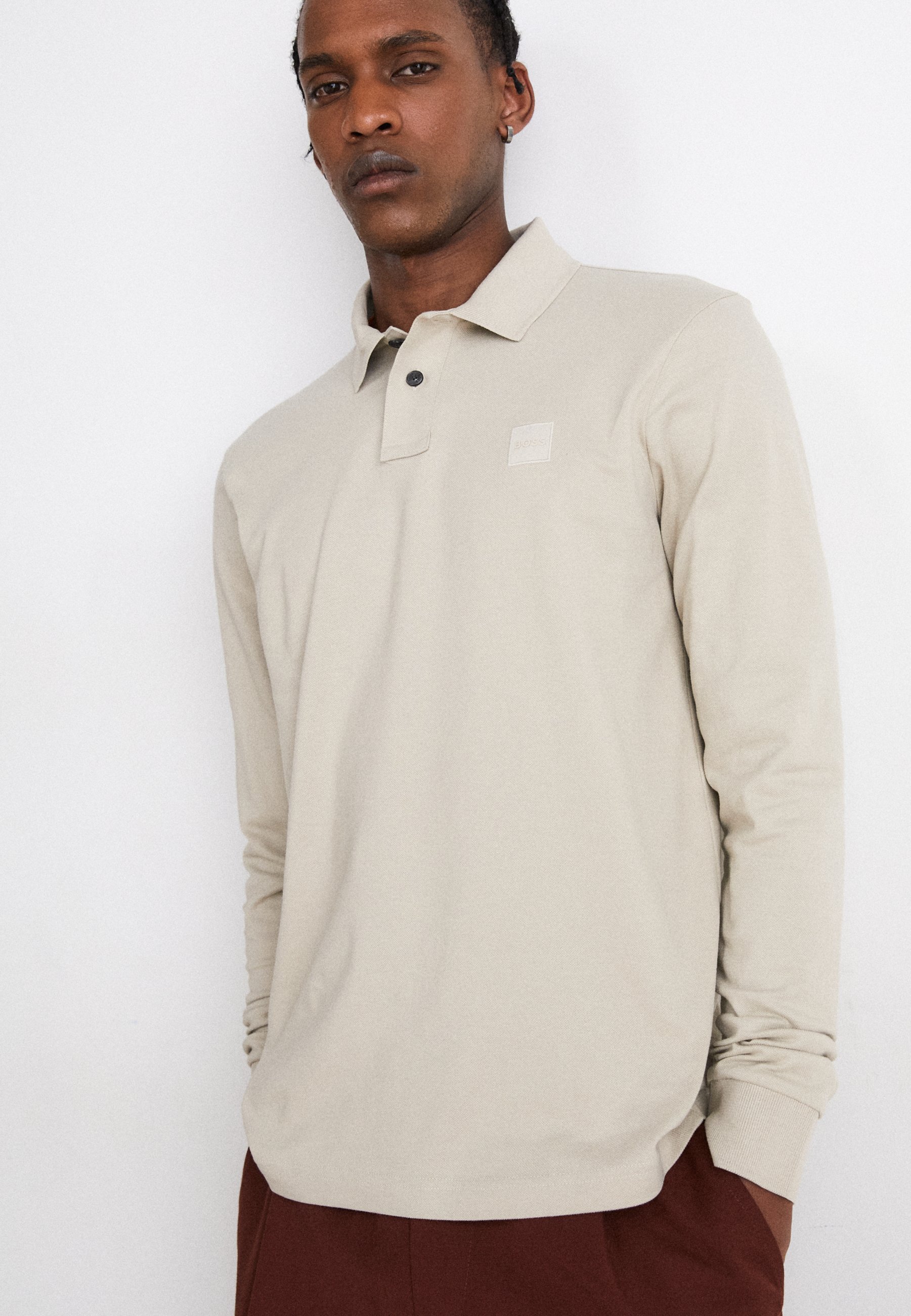BOSS PASSERBY - Polo - beige clair