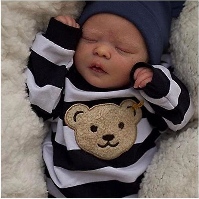 Reborn-Puppe - Darren - 40 cm - Weich im Griff - Sichtbare Adern - Realistisch