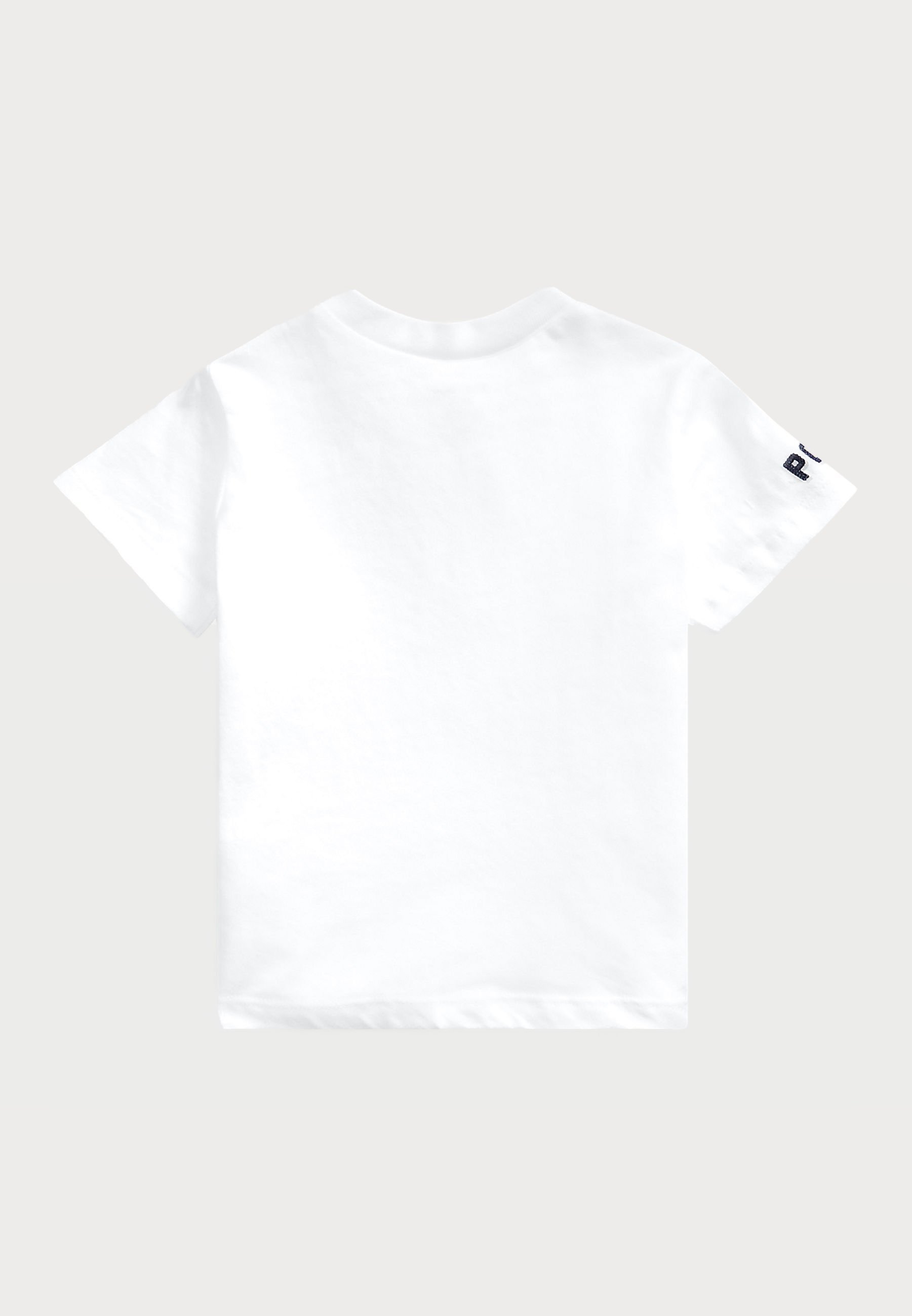 Polo Ralph Lauren POLO BEAR COTTON JERSEY T-SHIRT - Tricou cu imprimeu - white