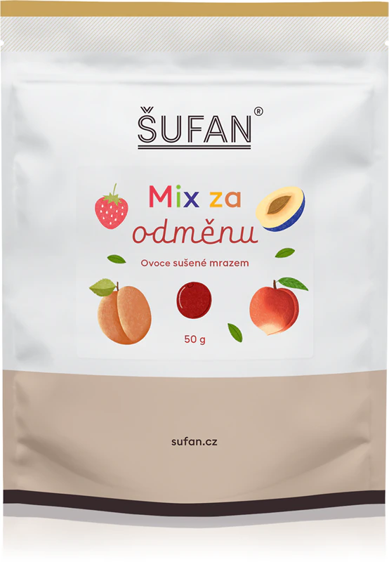 Šufan Mix como recompensa por frutas secas