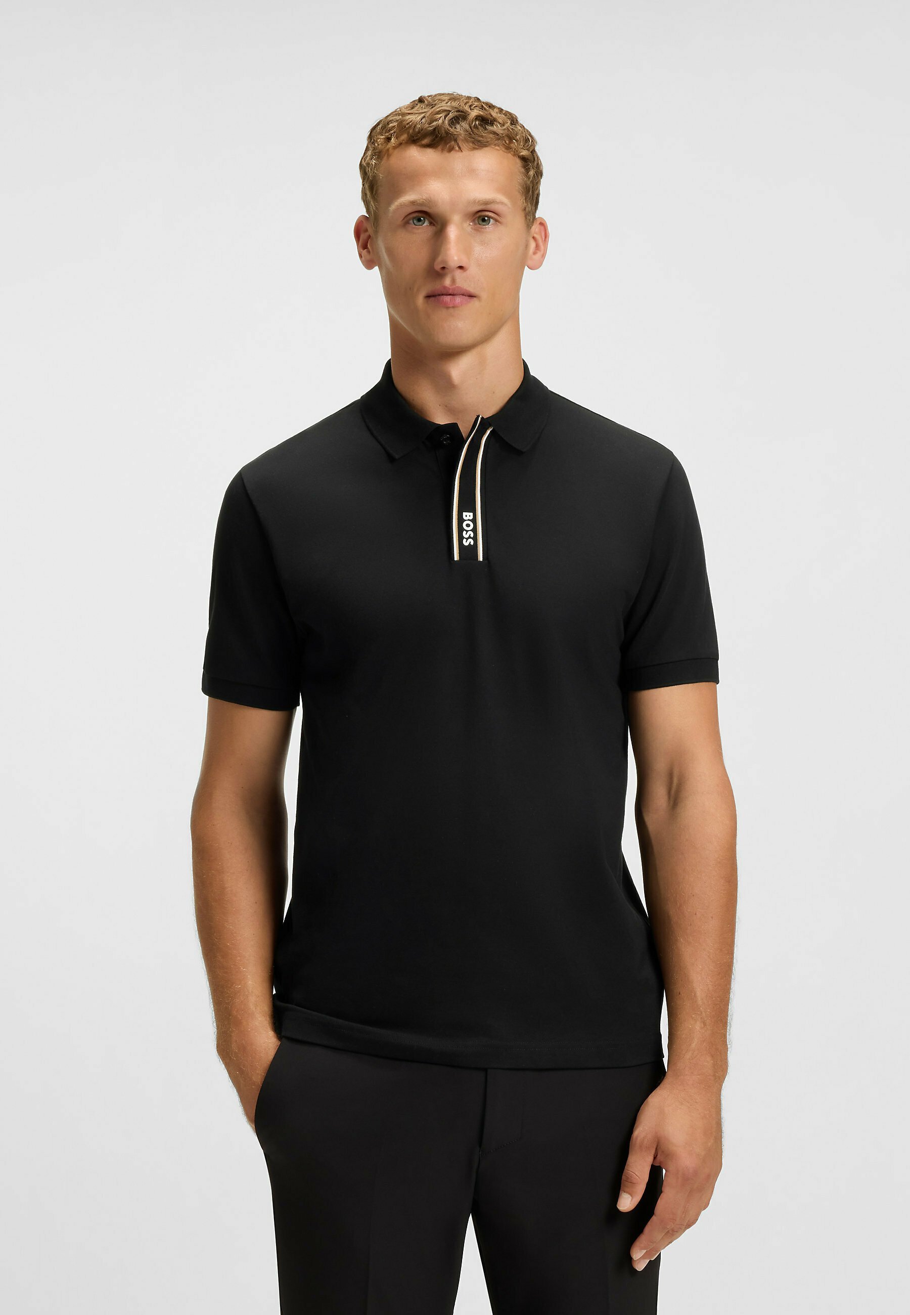 BOSS Poloshirt - schwarz