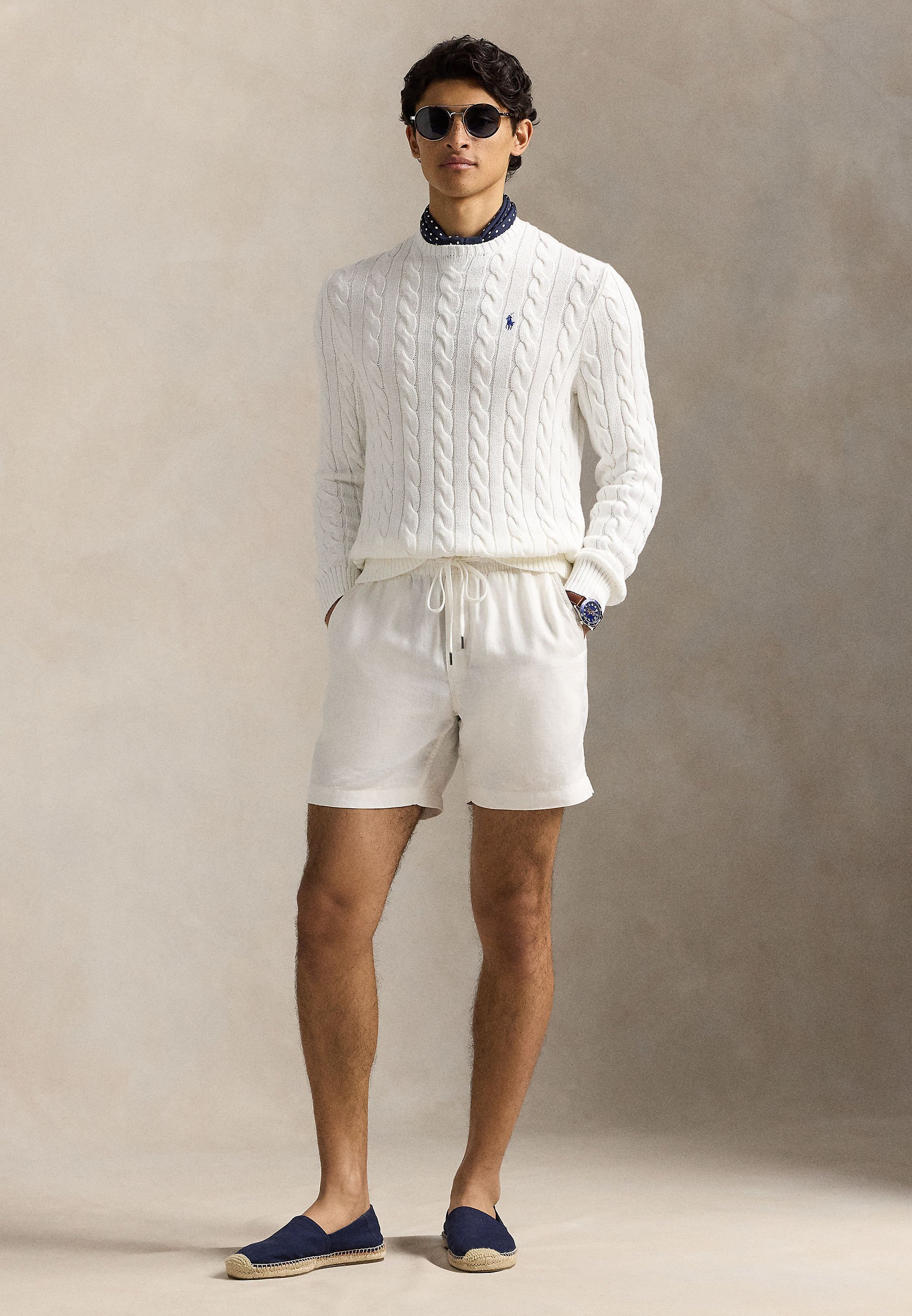 PULLOVER-KNIT COTTON JUMPER - Neule - whitePolo Ralph Lauren