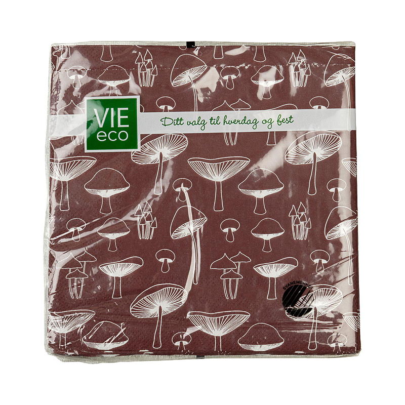 Servilletas ecológicas Vie, paquete de 20 unidades, 33x33 cm, Otoño