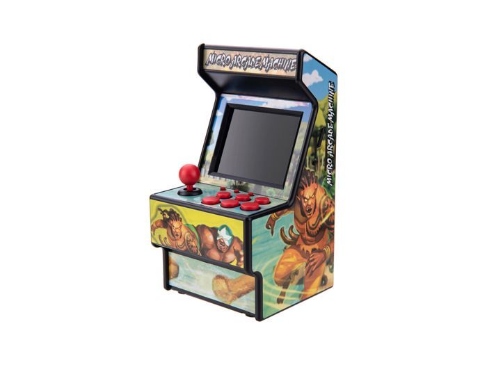 Mini borne d'arcade - AVIZAR - Modèle 2 - 156 jeux - Écran 2,8 pouces - Multicolore