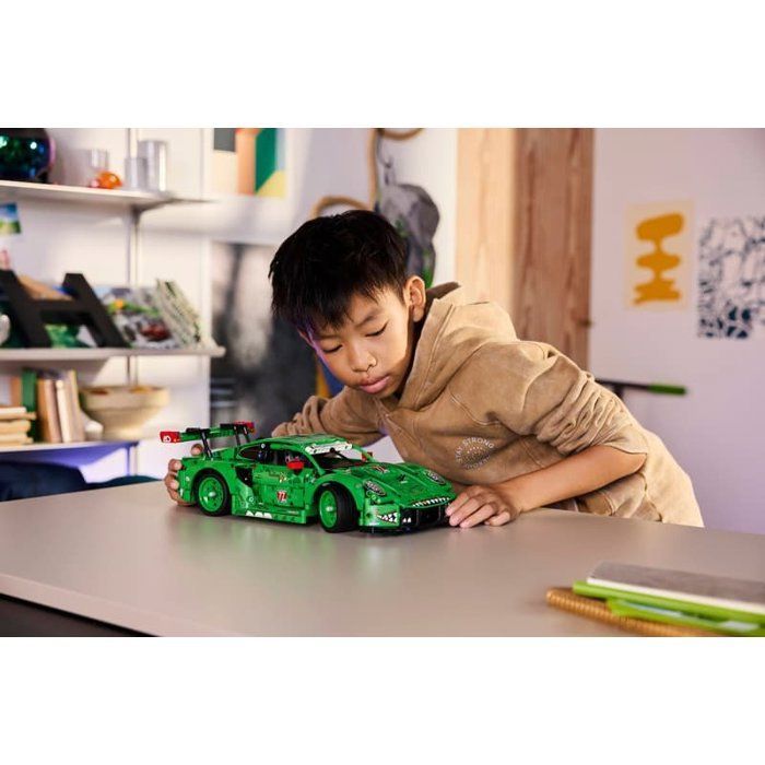 LEGO Technic 42224 Porsche 911 GT3 R REXY AO Coche de carreras - Juguete para mayores de 11 años - Regalo