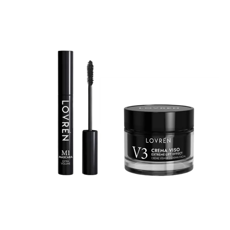 LOVREN Coffret Mini-Format Lovren : Mini Mascara Noir M1 + Mini Crème Visage V3