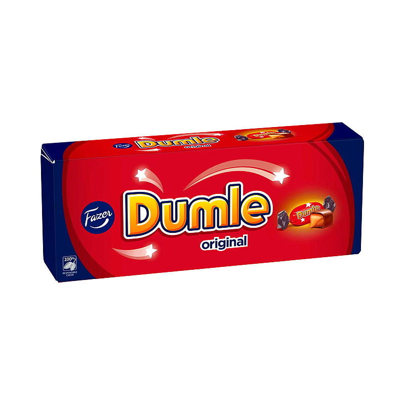 Scatola originale Fazer Dumle 250 g