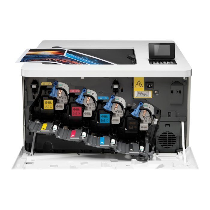 HP Color LaserJet Enterprise M751dn Printer - Laser/LED - Automatic Duplex Printing - White