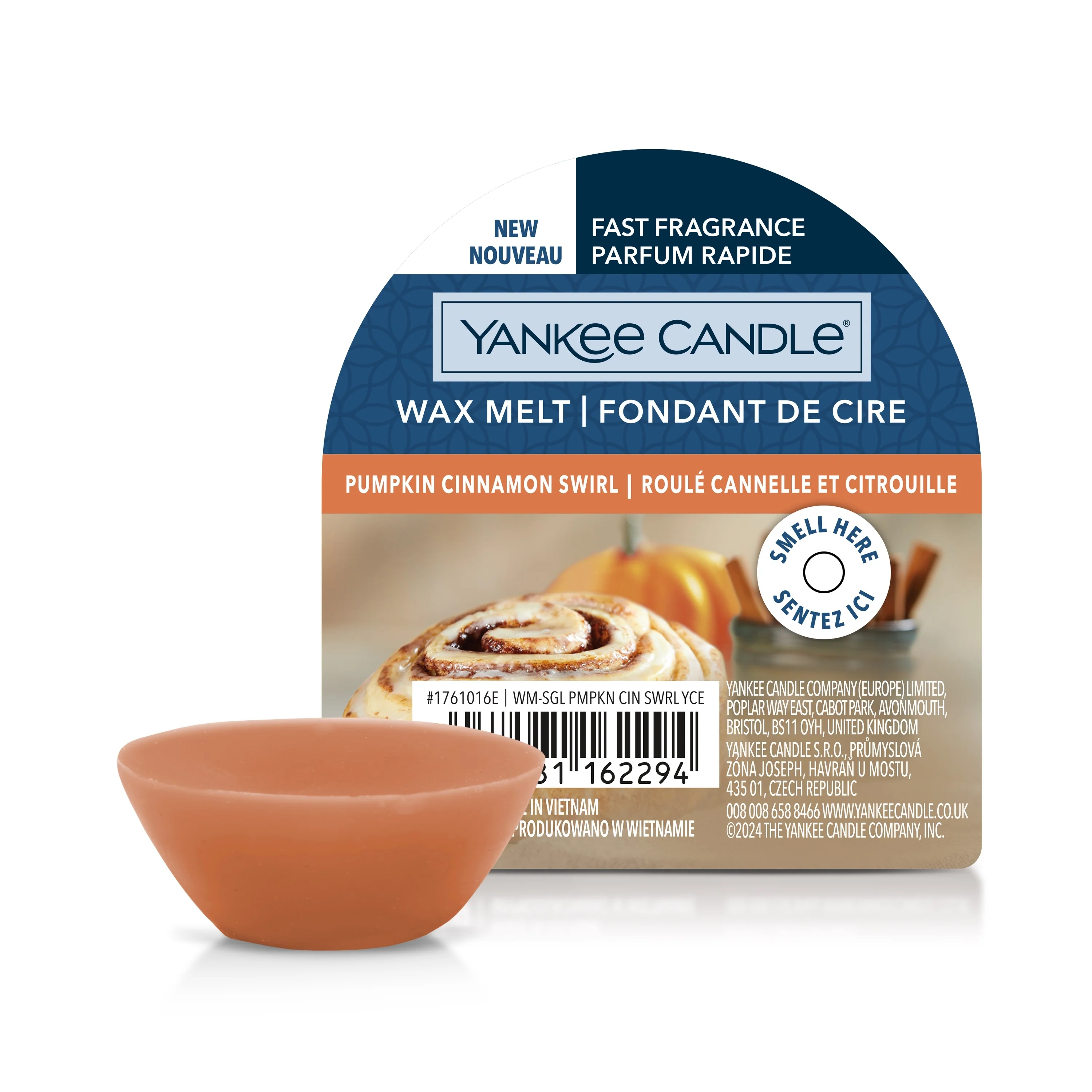 Wax Melts Pumpkin Cinnamon Swirl - Candela Profumata