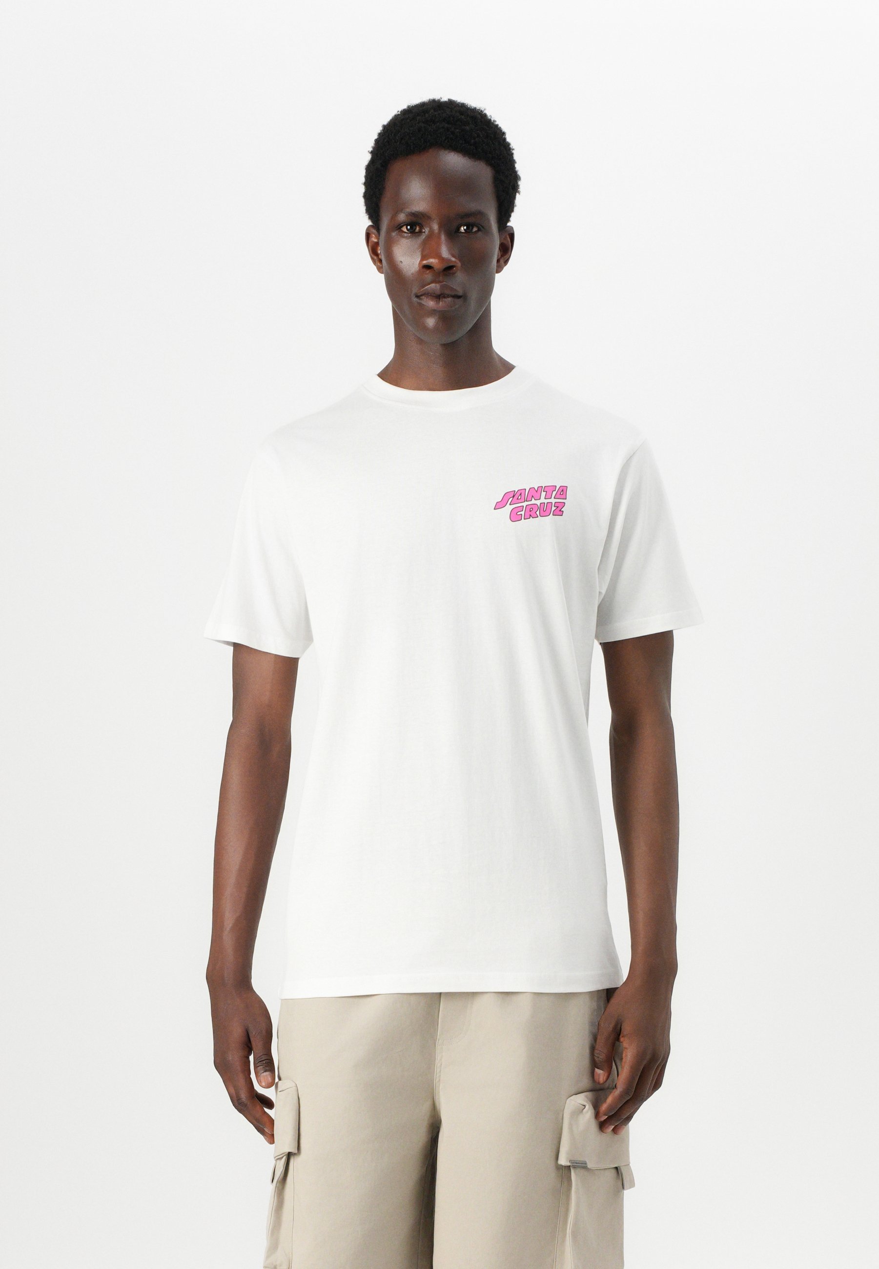 GRABKE ALL AROUND STACK UNISEX - T-shirts med print - whiteSanta Cruz