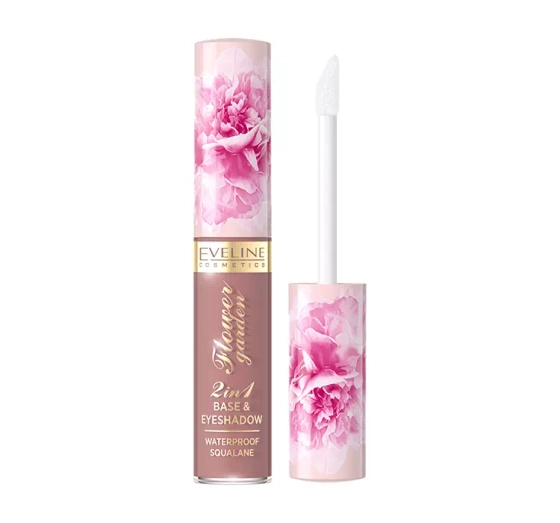 Eveline Cosmetics Flower Garden matowy cień do powiek w płynie 2w1 01 6,5 ml