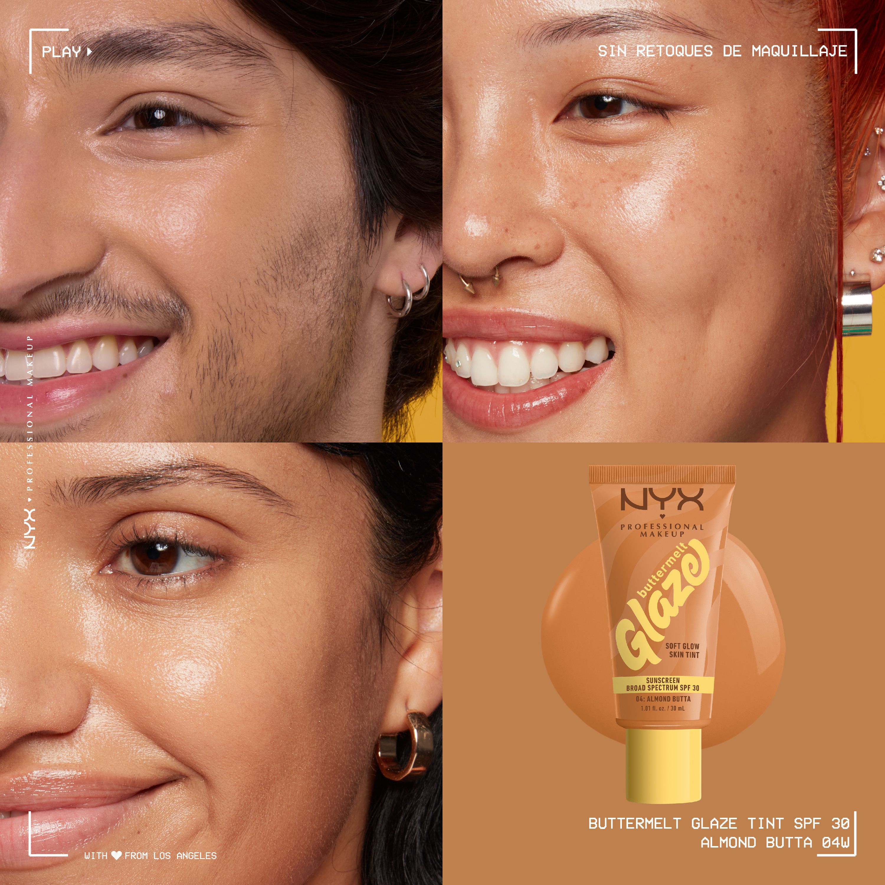 Buttermelt Glaze Soft Glow Skin Tint SPF 30 grima bāzes