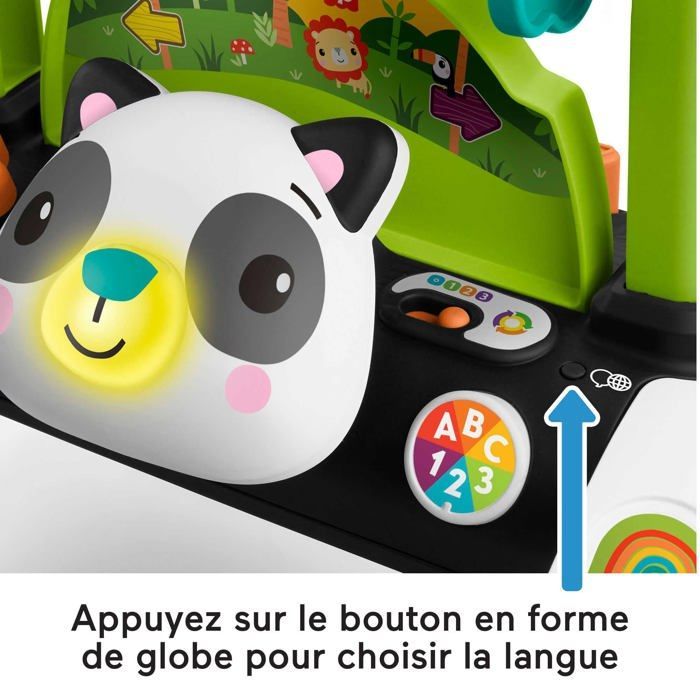 Fisher-Price Duwwagen - HJY73 - Interactieve Loopwagen - 3 Speelmodi - Meer dan 50 Liedjes en Geluiden