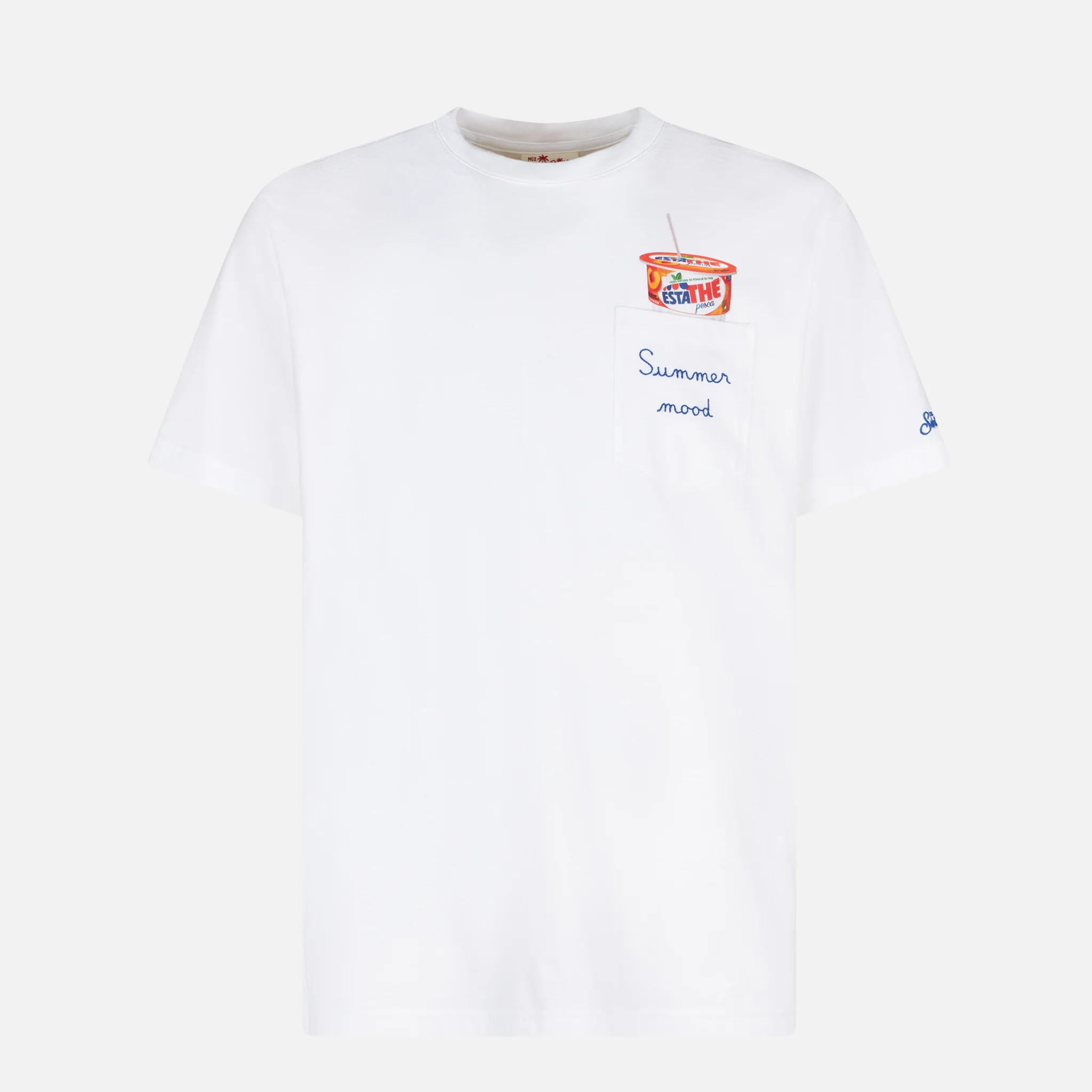 Heren katoenen T-shirt met Estathé-print | ESTATHE® SPEC EDITION
