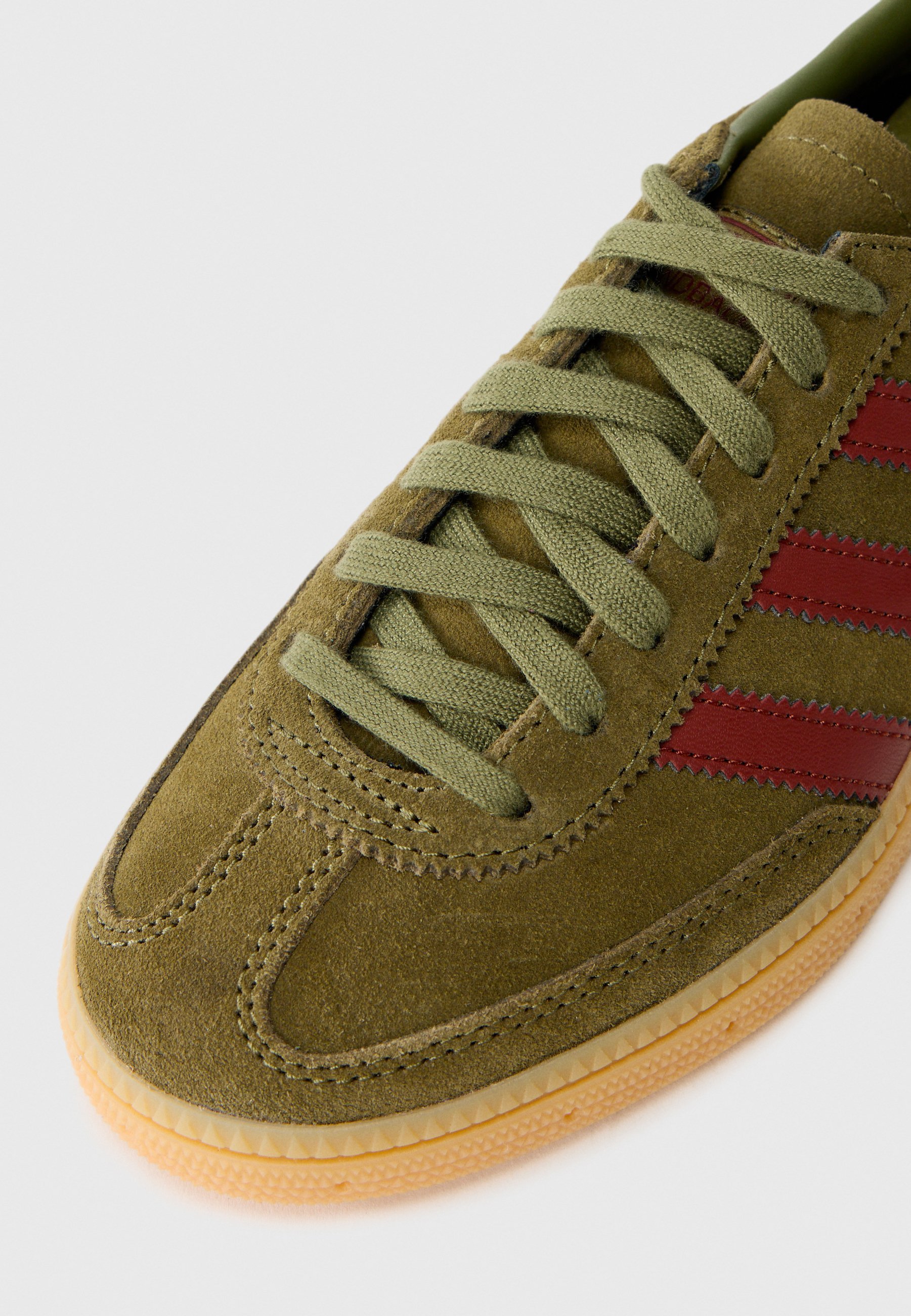 adidas Originals HANDBALL SPEZIAL UNISEX - Edzőcipő - focus olive/krémfehér/rókabarna