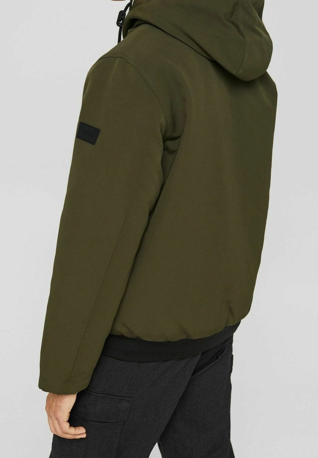 Esprit winterjas - metallic groen