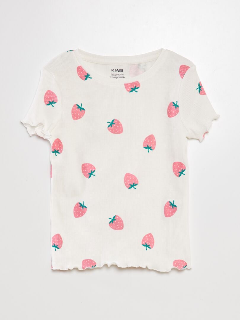 Camiseta de manga corta - BLANCA