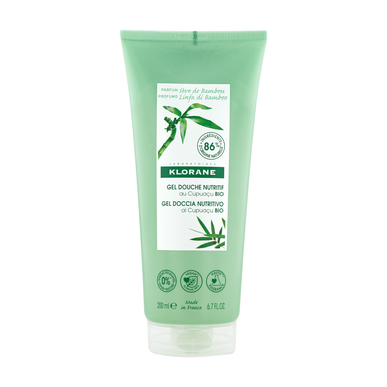 Klorane Cupuaçu BIO Bamboo Nourishing Suihkugeeli 200ml