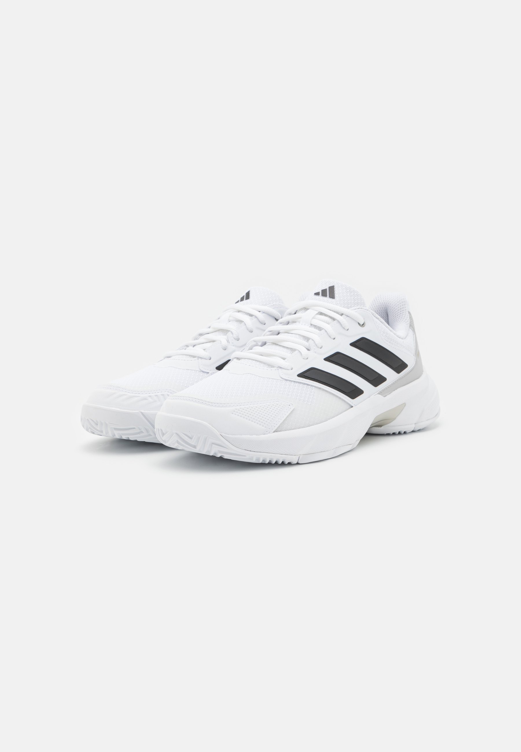 adidas Performance JAM CONTROL 3 M - Multicourt tennisschoenen - wolkwit/kernzwart/grijs twee
