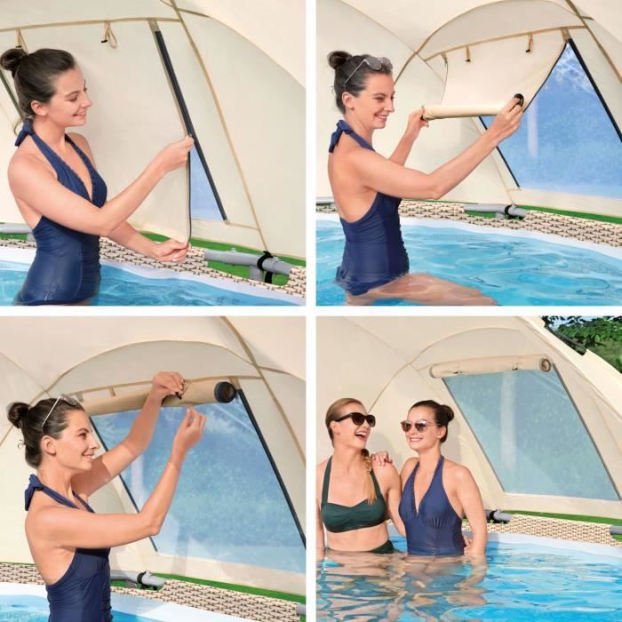 Swimming pool - BESTWAY - Power Steel - 396 cm - Stainless steel - Above ground
