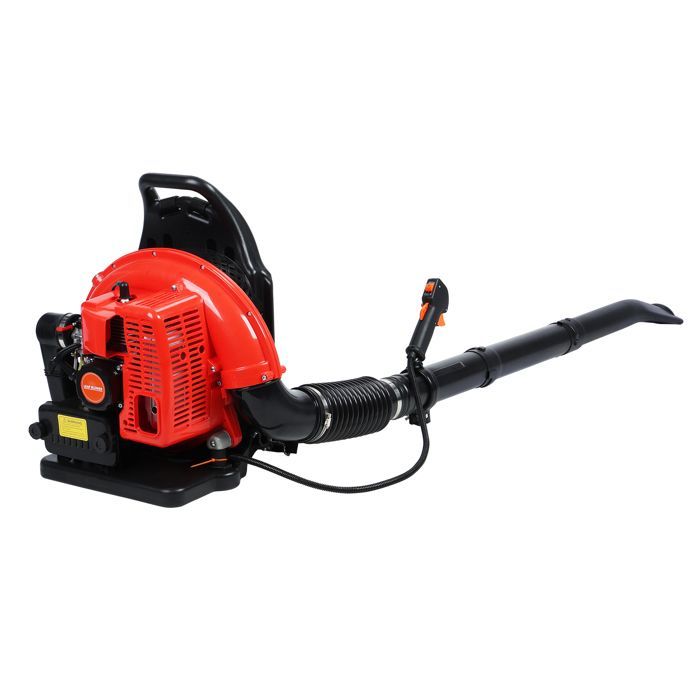 Schneefräse mit Rucksackantrieb – Schneefräse – EB650 – 63 cm³ – 665 CFM – 2-Takt – 6800 U/min – Rot – 180 x 50 x 45 cm