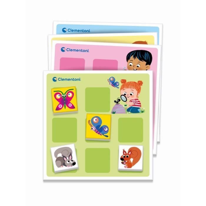 Clementoni - Coffret de 8 jeux en 1 - Jeux éducatifs formes, couleurs, nombres, quantités - Dés 3 ans