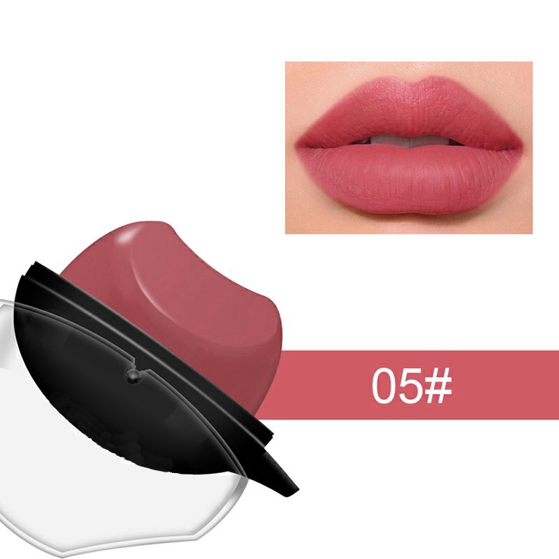 Rouge à lèvres mat longue tenue Lazy Lip, gloss hydratant et brillant à lèvres non collant, teinte rouge sexy TSLM1