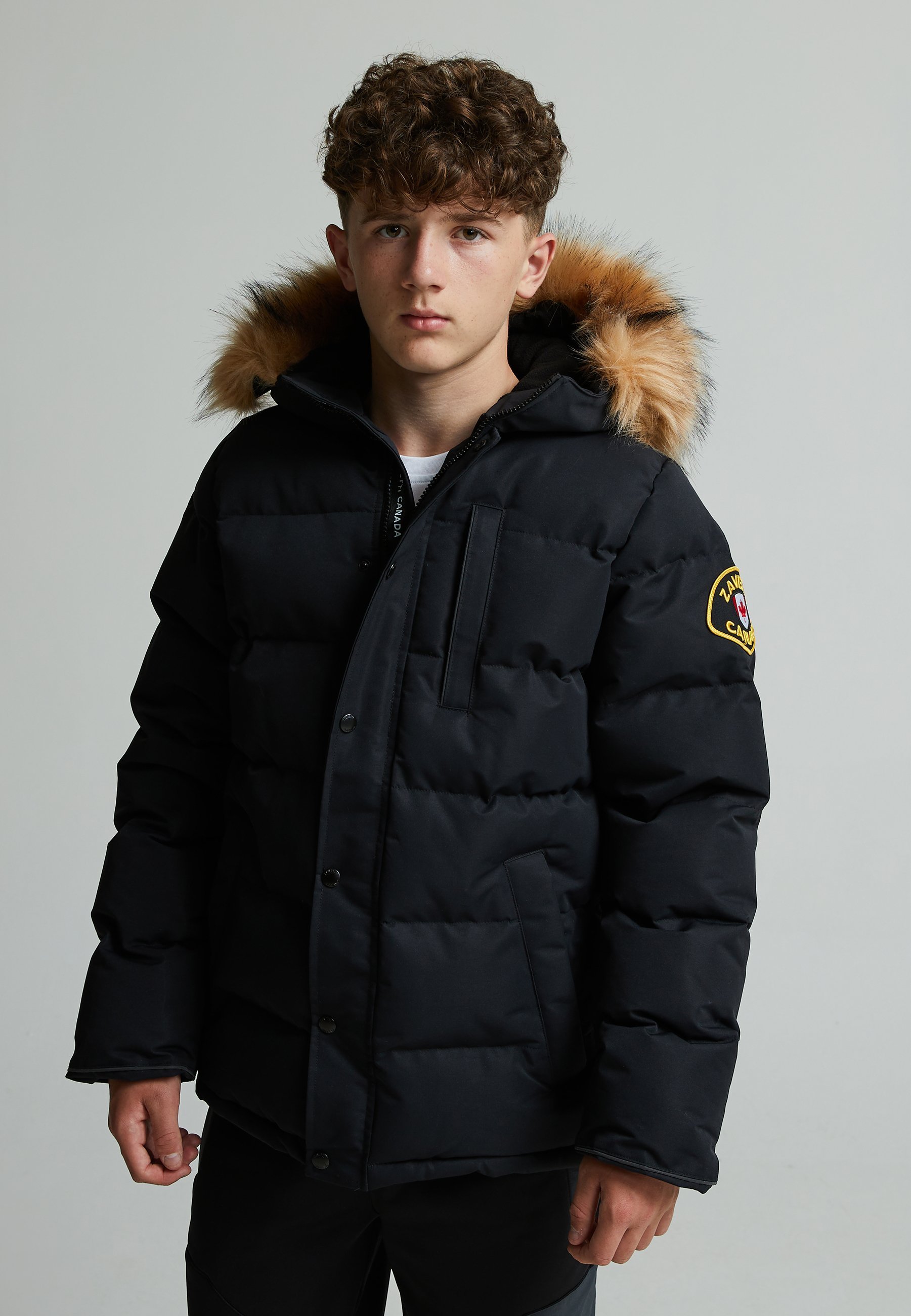 Zavetti Canada OSHAWA 3.0 Daunenparka-Jacke – Wintermantel – Tiefschwarz