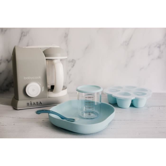 Processador de alimentos para bebês - BEABA - Babycook® Solo - 1100 ml - Cinza