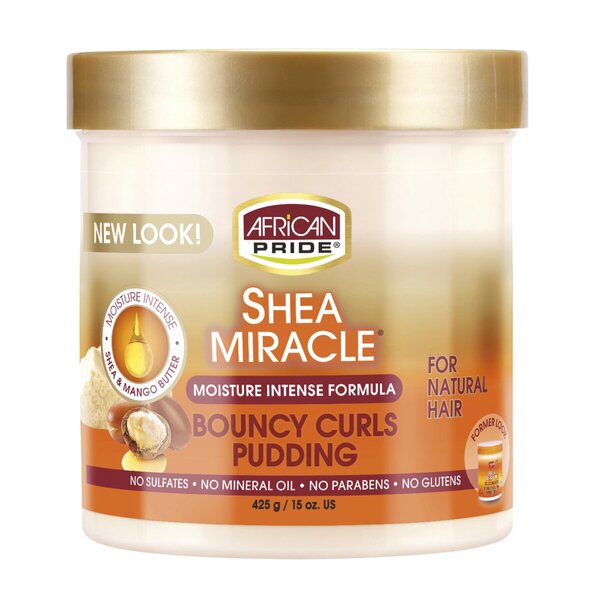 African Pride Shea Miracle Bouncy Curls Pudding<br>425g