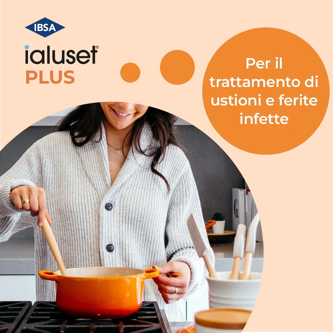 IALUSET Gasa estéril impregnada Ialuset Plus para heridas infectadas y quemaduras 10x10 cm 10 unidades