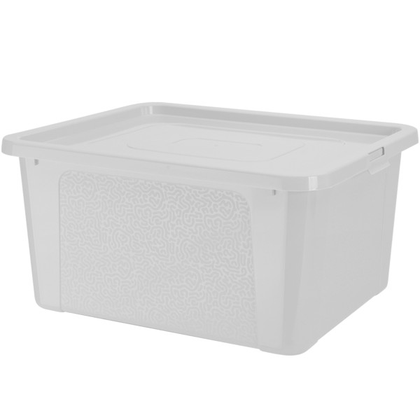 Pojemnik Pudło Plastikowe Z Pokrywą Zamykane 20 L