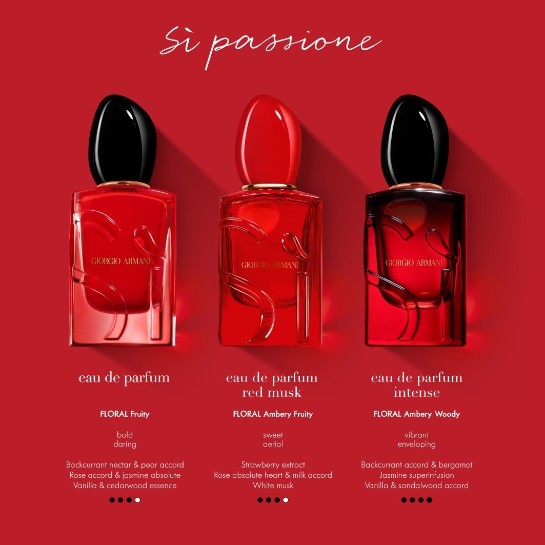 Armani Eau de Parfum Sì Passione Red Musk – 30 ml