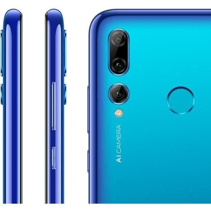 Smartphone - HUAWEI - P SMART + 2019 - 128Go - Bleu - Double caméra - Android 9.0 Pie