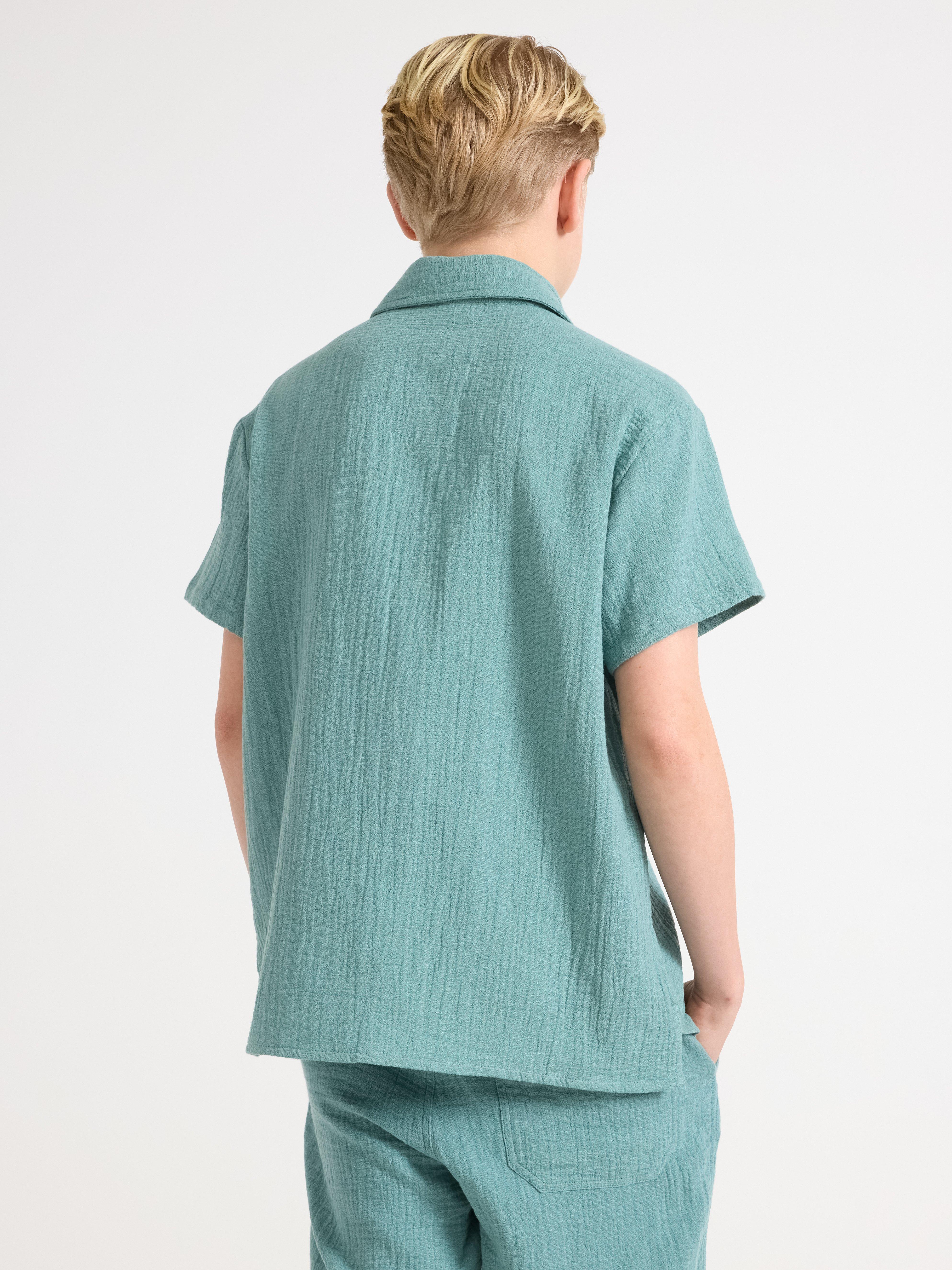 Paita puuvillakankaasta Dusty Green