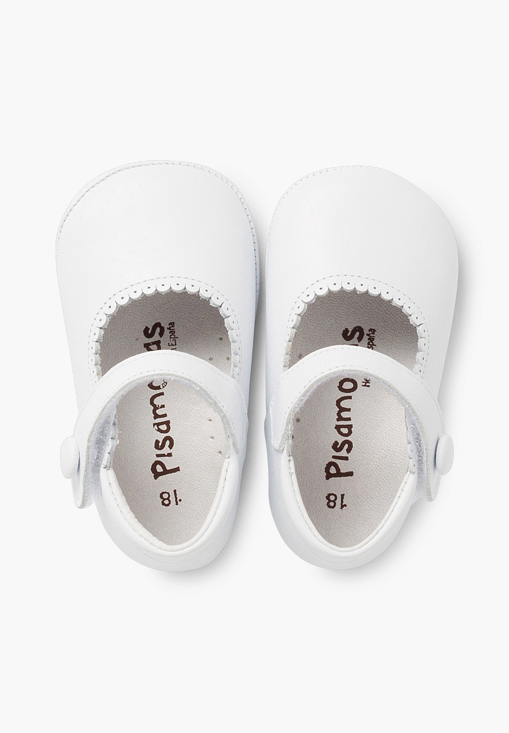 Pisamonas MERCEDITAS TIRA ADHERENTE - Babyschoentjes - blanco