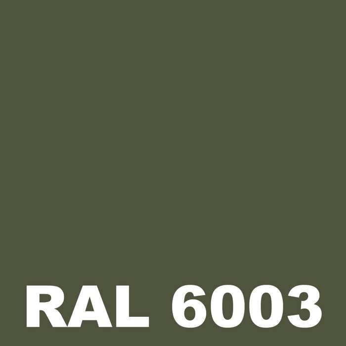 Vernice per esterni - Barattolo da 5 litri - Metaltop - 6003 - Verde oliva