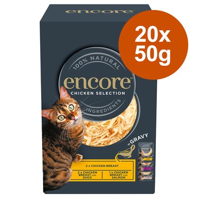 Výhodné balení Encore Cat Gravy Pouch Mix 20 x 50 g