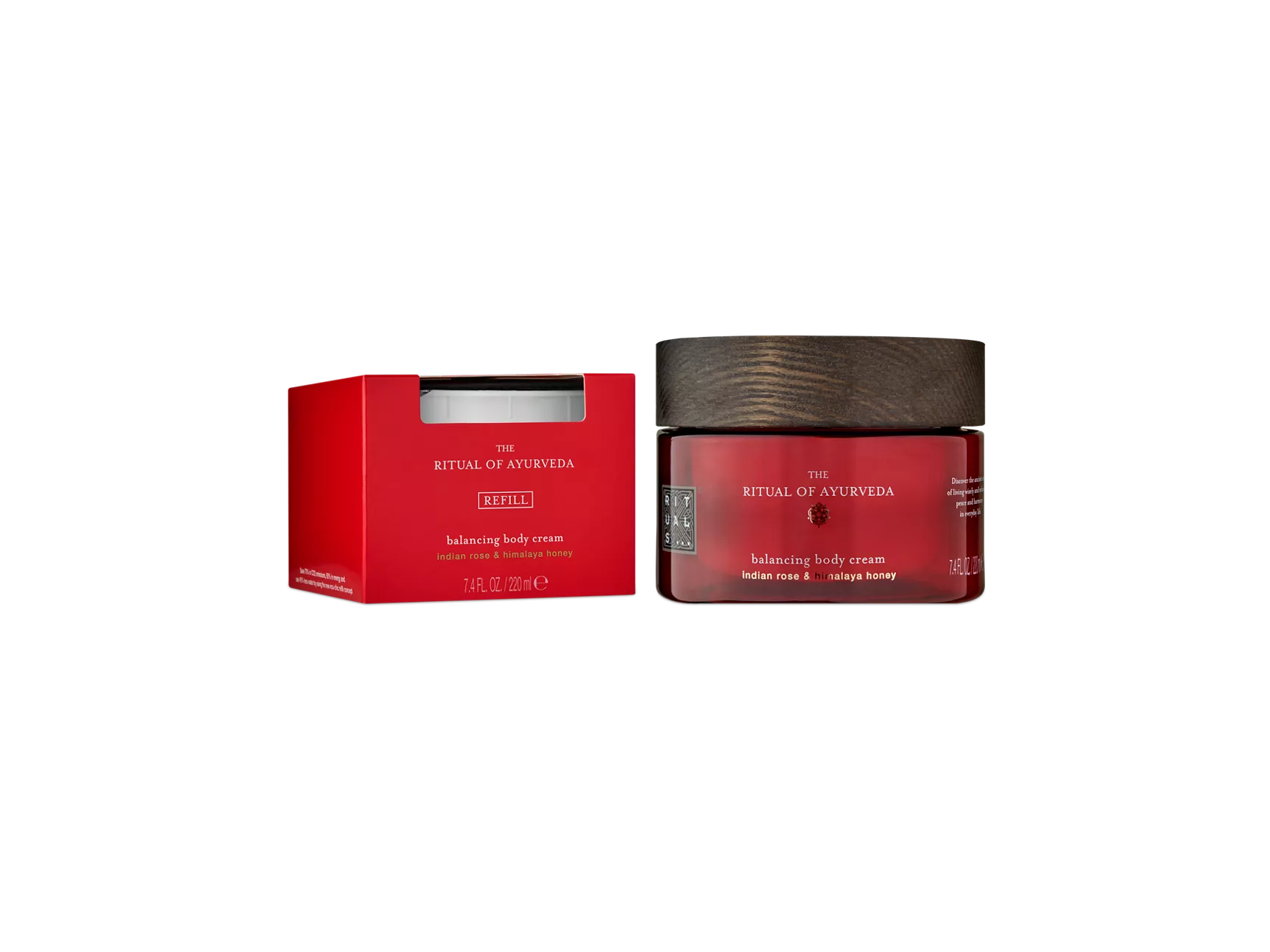 Crema corporal ayurvédica y paquete de recarga