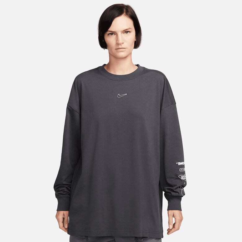T-shirt sportiva a maniche lunghe con stampa