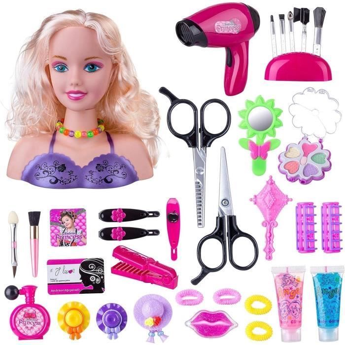 Jouet de coiffure - BASIC - Tête à Coiffer Basic - 35 Accessoires - Pour Filles - À partir de 4 ans