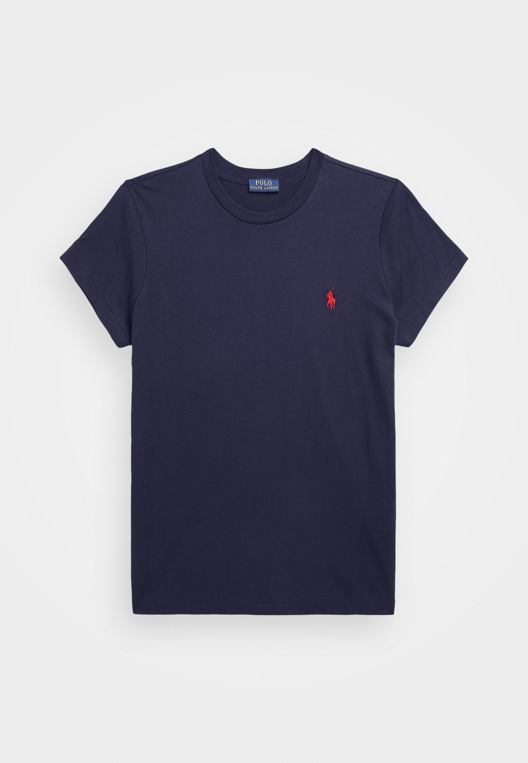 Polo Ralph Lauren T-shirt met ronde hals van katoenen jersey - Basic T-shirt - marineblauw