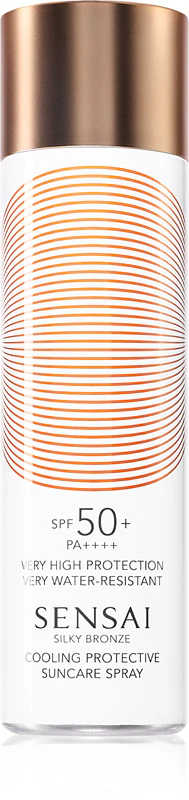 Sensai Silky Bronze verkoelende beschermende zonnebrandspray SPF 50+