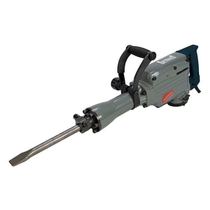 Marteau piqueur électrique - SILVERLINE - 1500 W - 45 joules - 1400 coups/min - Poignée rotative 360°