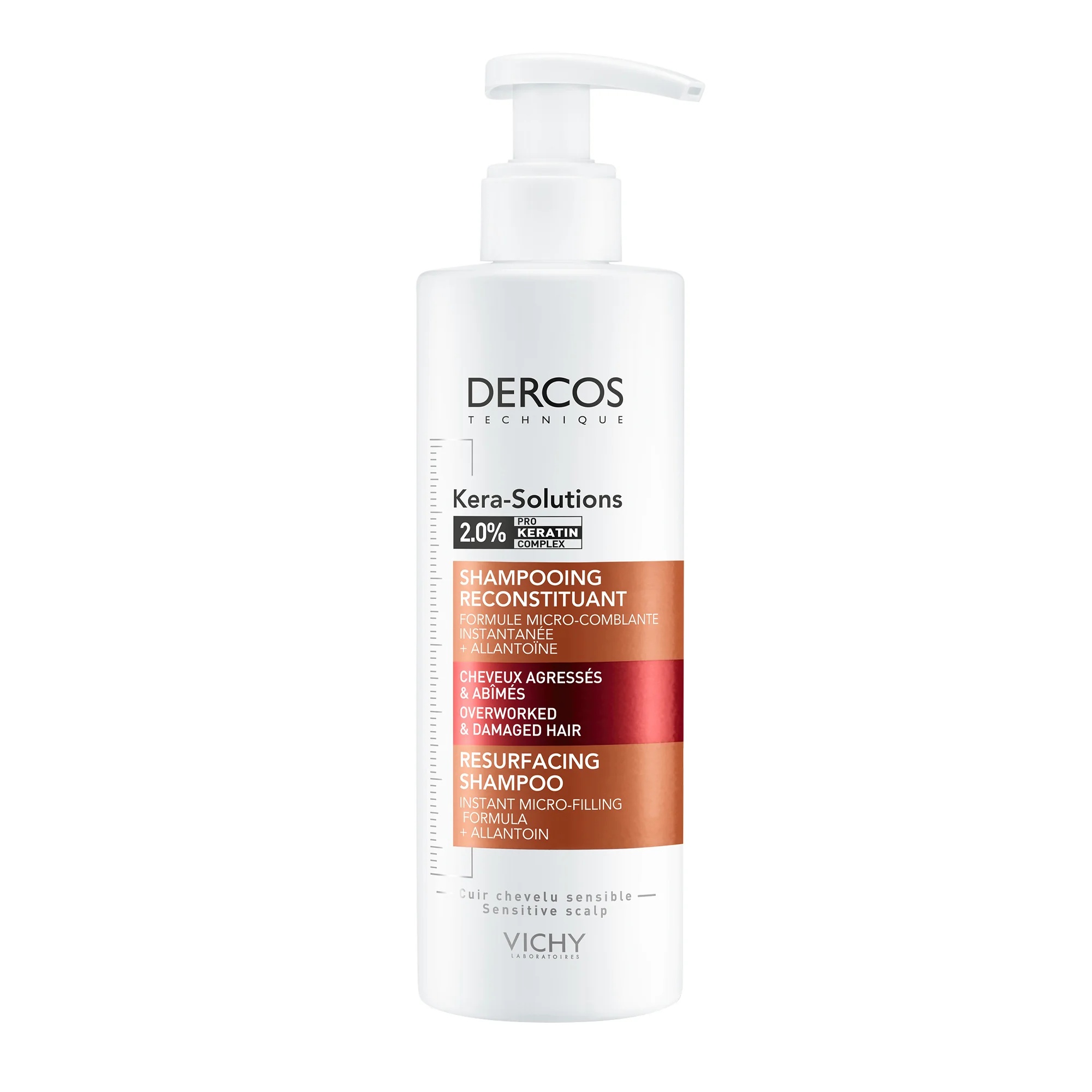 VICHY Vichy Dercos Kera-Solutions Champú Reestructurante 250 ml Cabello seco
