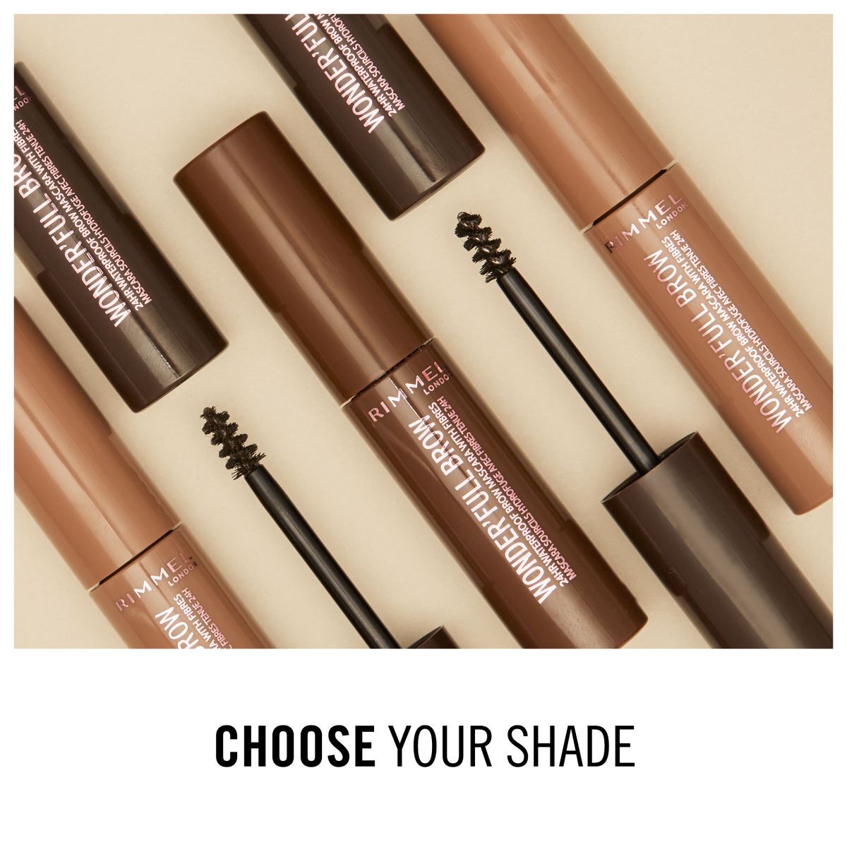 Rimmel eyebrow mascara 3 dark 4.5ml Wonder