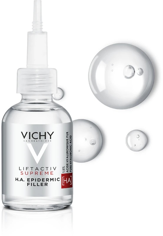 „Vichy Liftactiv Supreme HA“ epiderminio užpildo serumas nuo senėjimo su hialurono rūgštimi