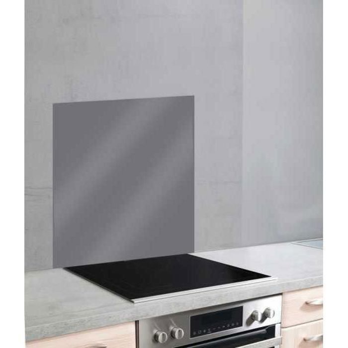 Paraschizzi da cucina in vetro WENKO, vetro temperato, 60x70 cm, grigio